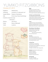 2013 Colorado Concert Program